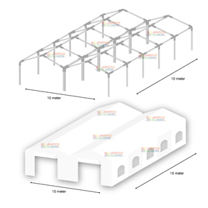 Partytent 10x10 Meter